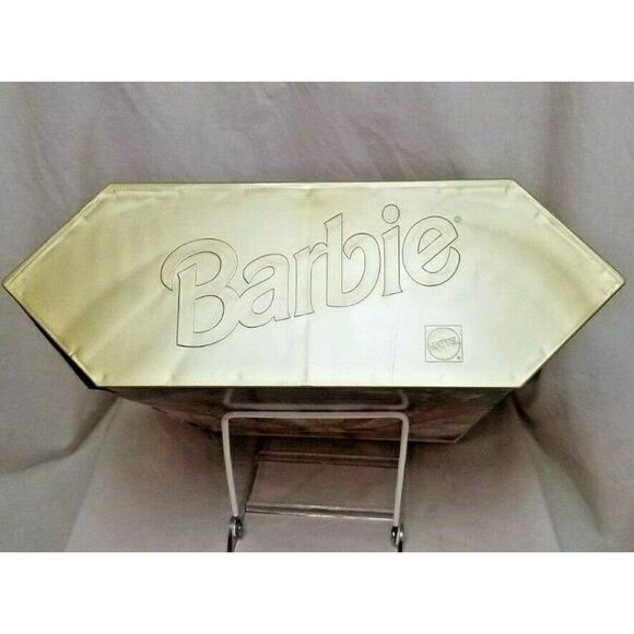 Vintage 97 Happy Holiday Barbie SPECIAL EDITION 17832 Red Gold Lace Bow Brunette - Picture 12 of 12